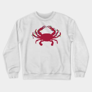 Christmas Crab Crewneck Sweatshirt